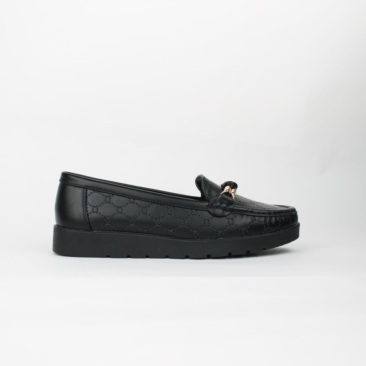EMILIA -LOAFER-FLATFORM-BLACK