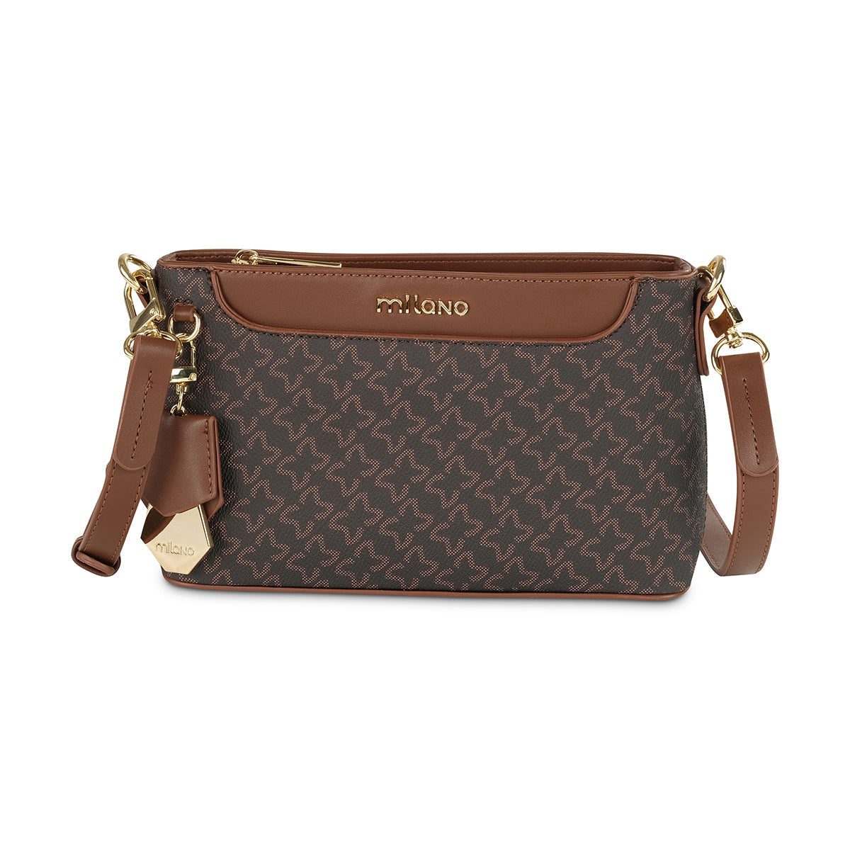 ALICIA CROSSBODY- Brown