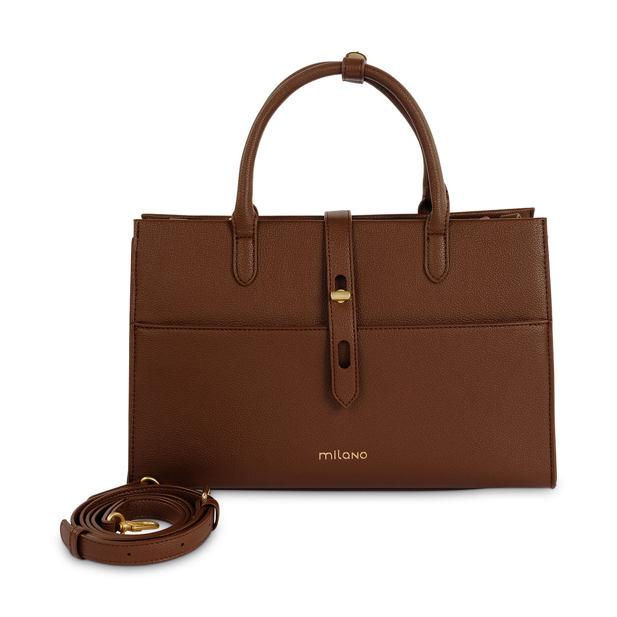 ALANA TOTE- Dark Brown