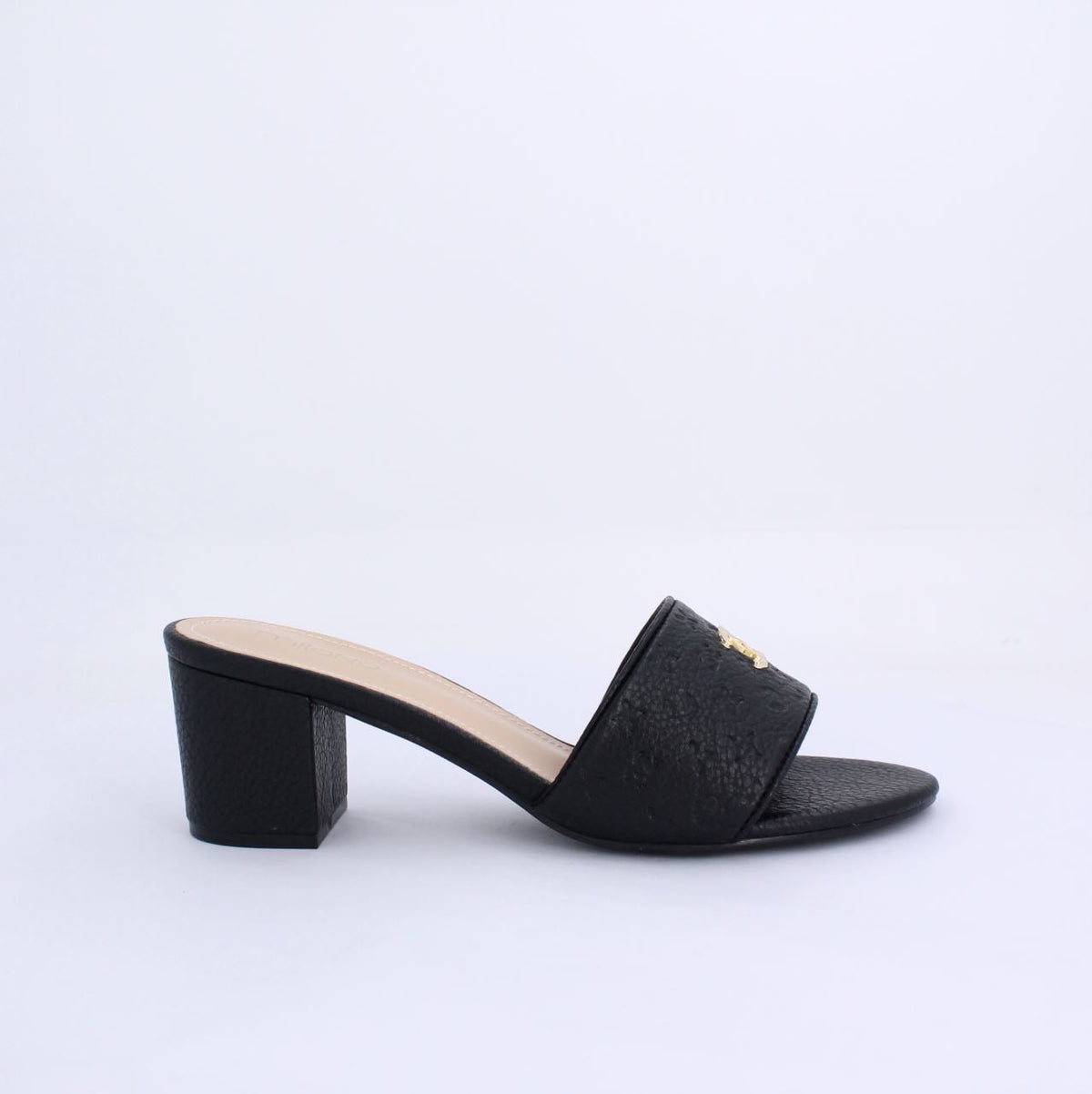 SHEZAL HEEL SANDAL - BLACK