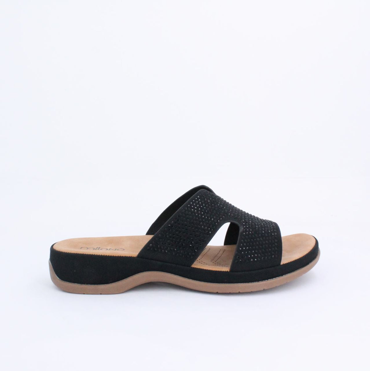 ANIKA SLIDE SANDAL - BLACK