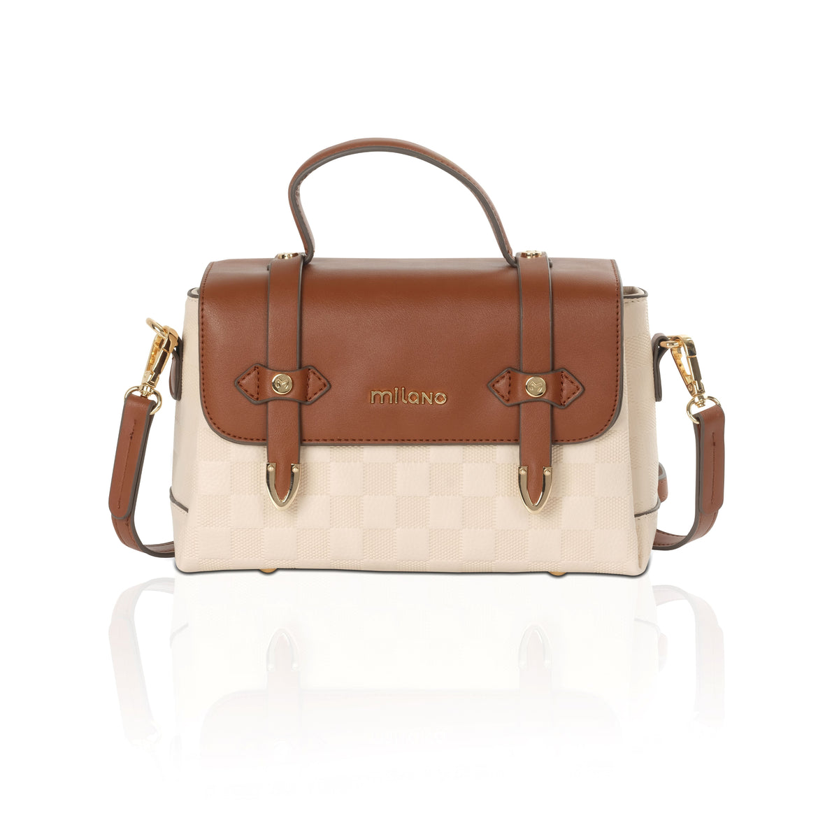 BLANCHE SATCHEL- BEIGE