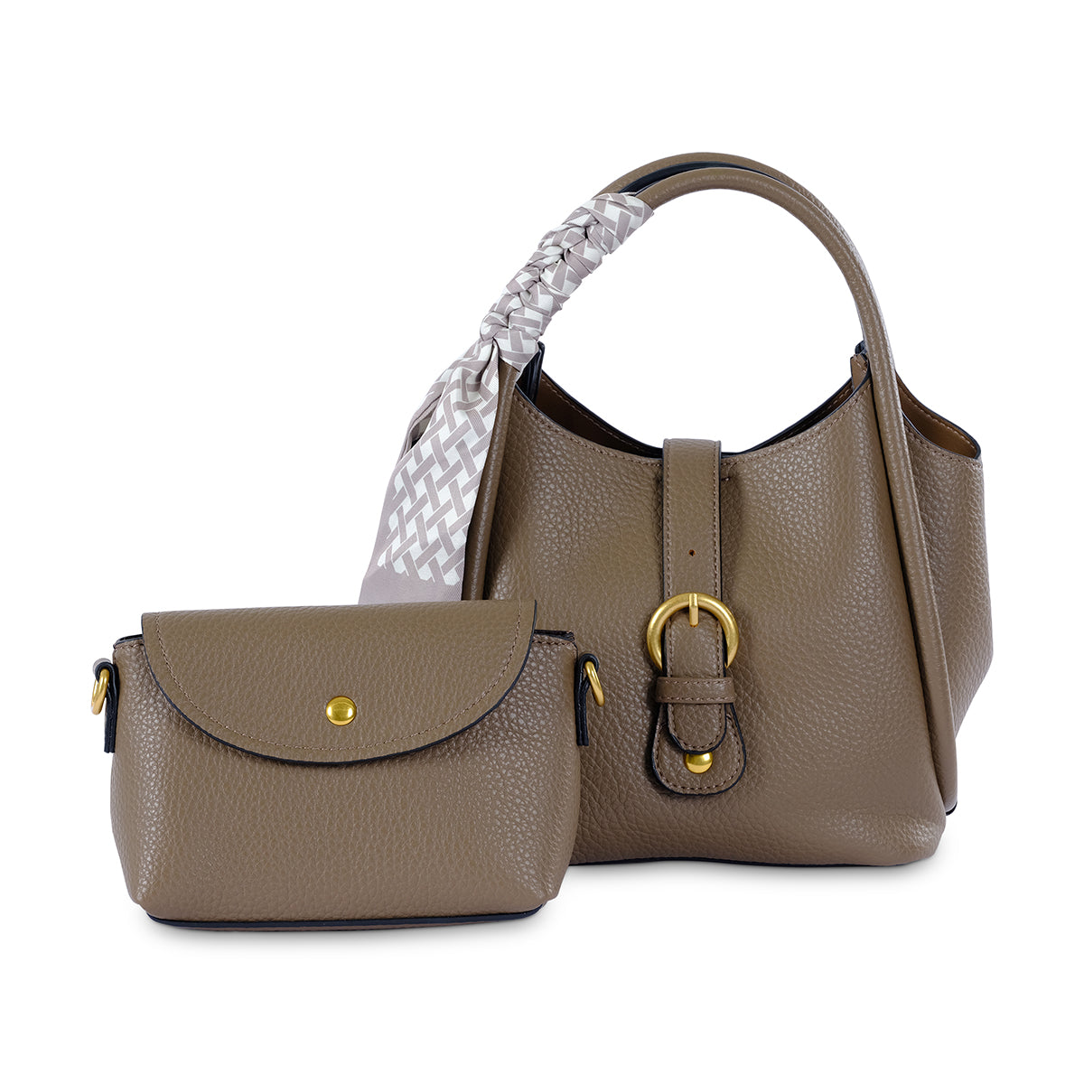 CIERRA HOBO- Taupe