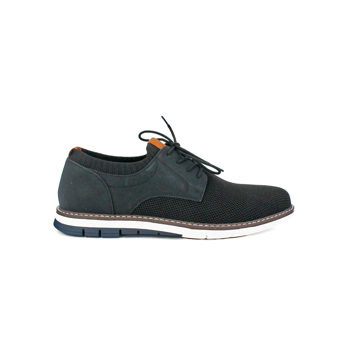 OTAVIO MENS CASUAL OXFORD-BLACK