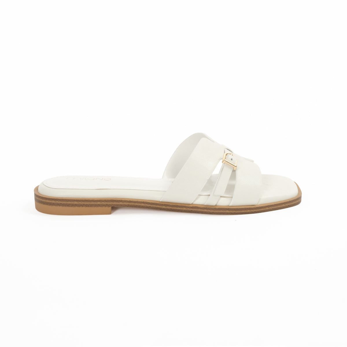 LAYALI Slides Flats - IVORY