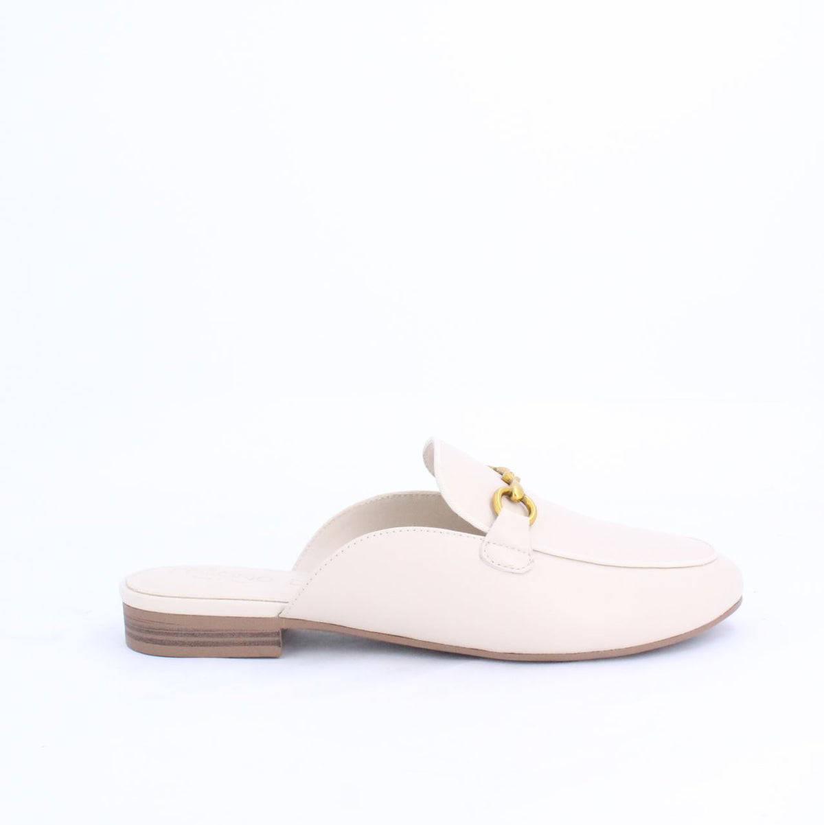 DEVAZ-Ladies Leather Mule-White