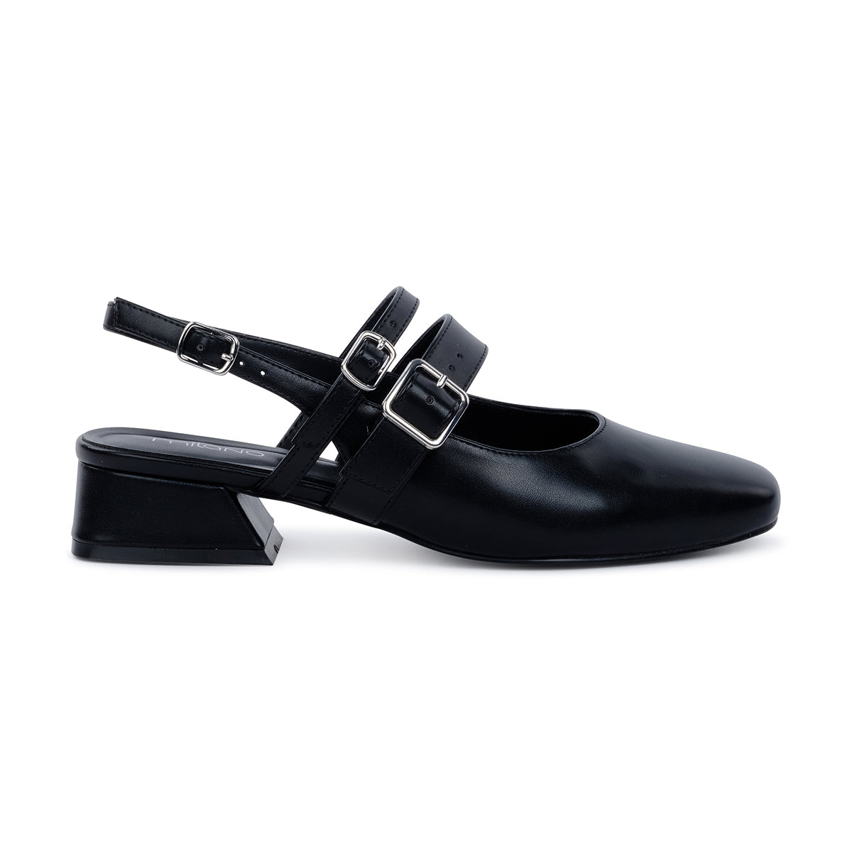 SOUAD PUMP HEELS-BLACK