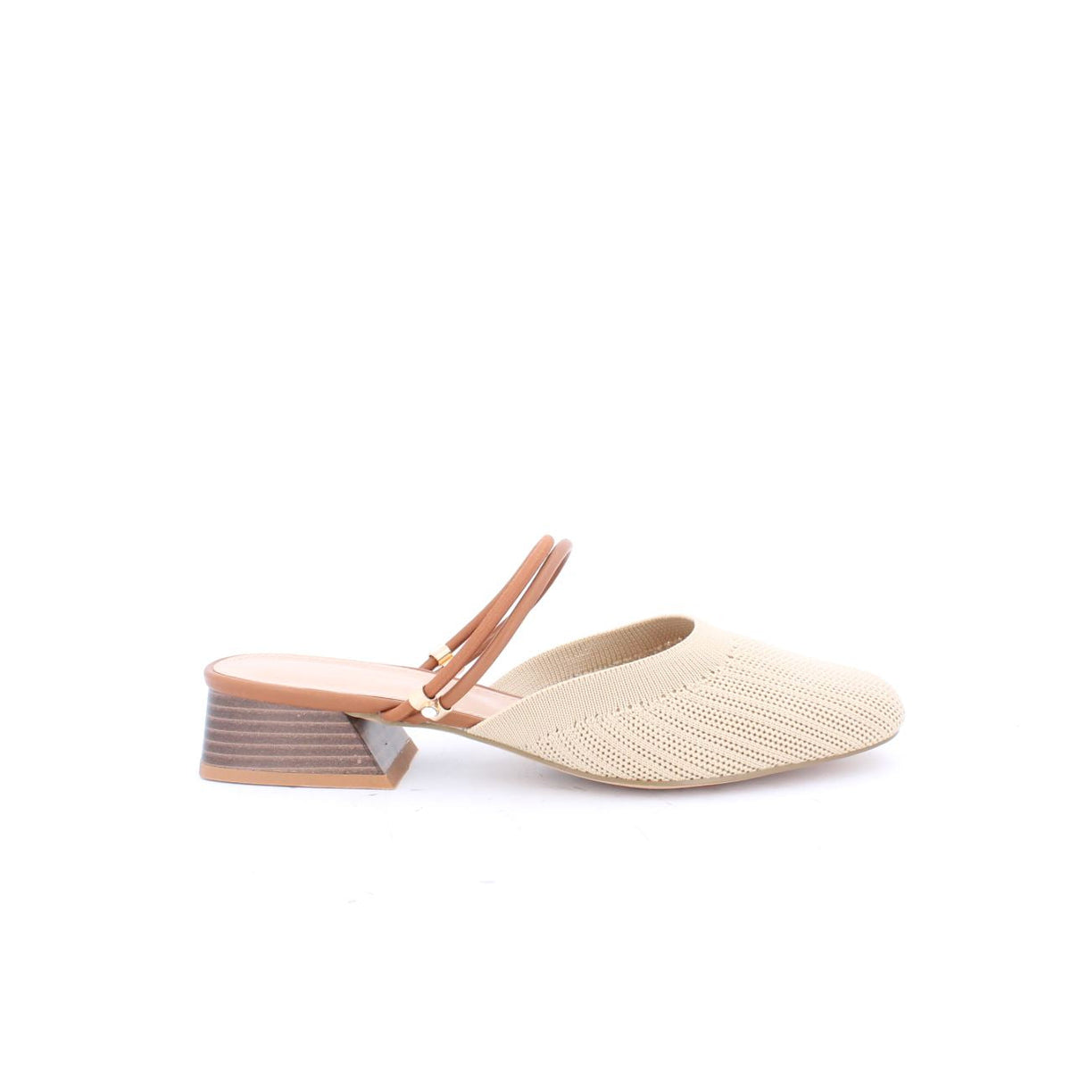 SAVARIAS-LOW HEELS-MULE-BEIGE