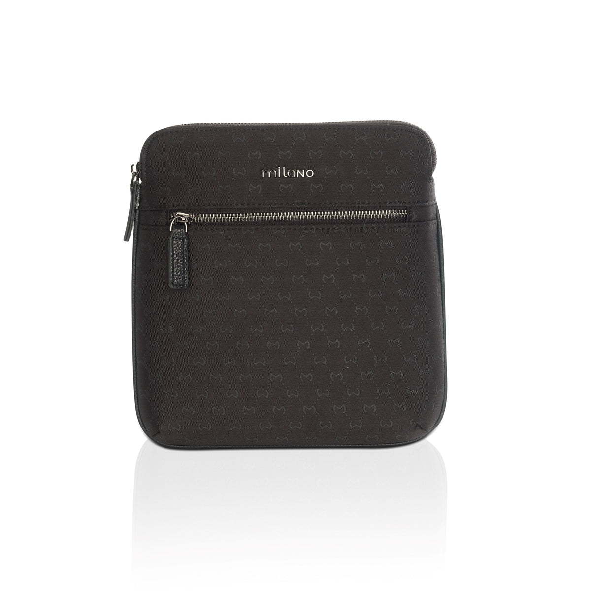 JORDI JACQUARD MESSENGER- BLACK