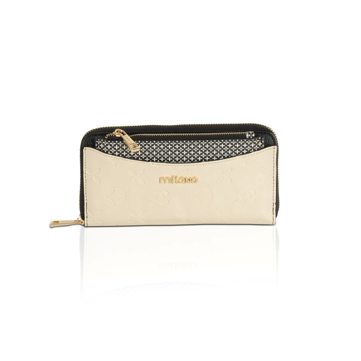 KATHLEEN LONG WALLET- BEIGE