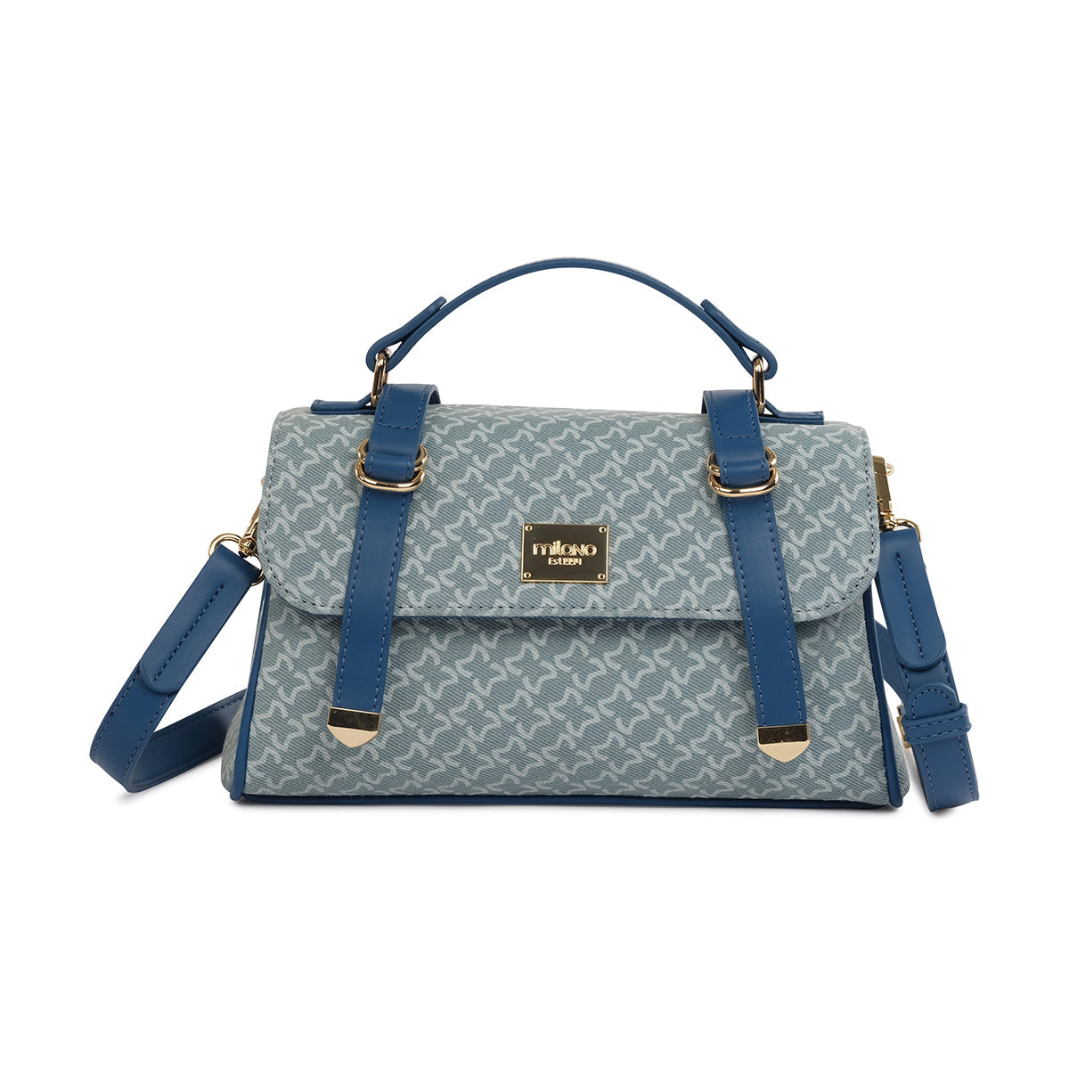 AYNOOR SATCHEL- Blue