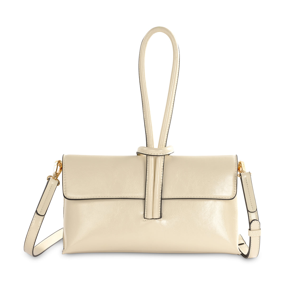 ELISE CLUTCH- Beige/Natural