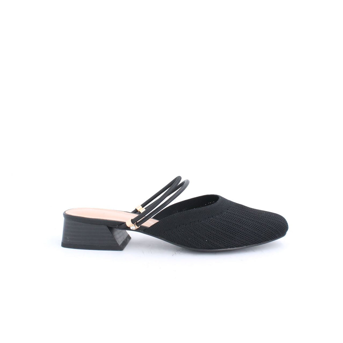 SAVARIAS-LOW HEELS-MULE-BLACK